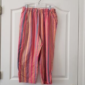 Everywhere Colorful Striped Pants